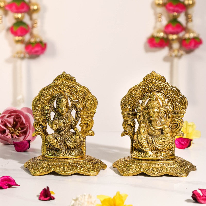 Solenya Lakshmi & Ganesh Idols & Sets - Set Of Two