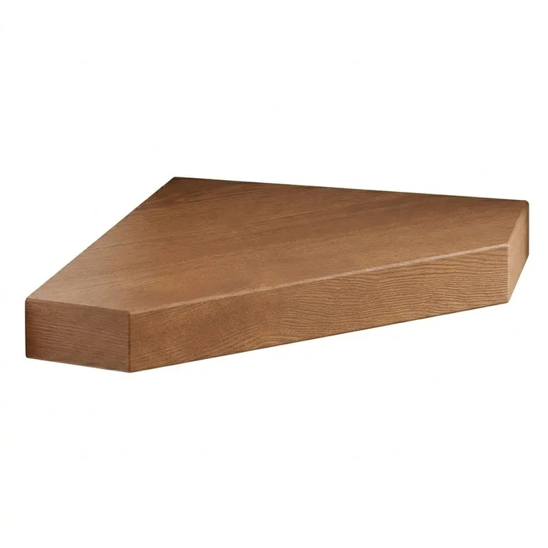 Berk Corner Floating Wall Shelf (Brown) - Set Of Two media 5