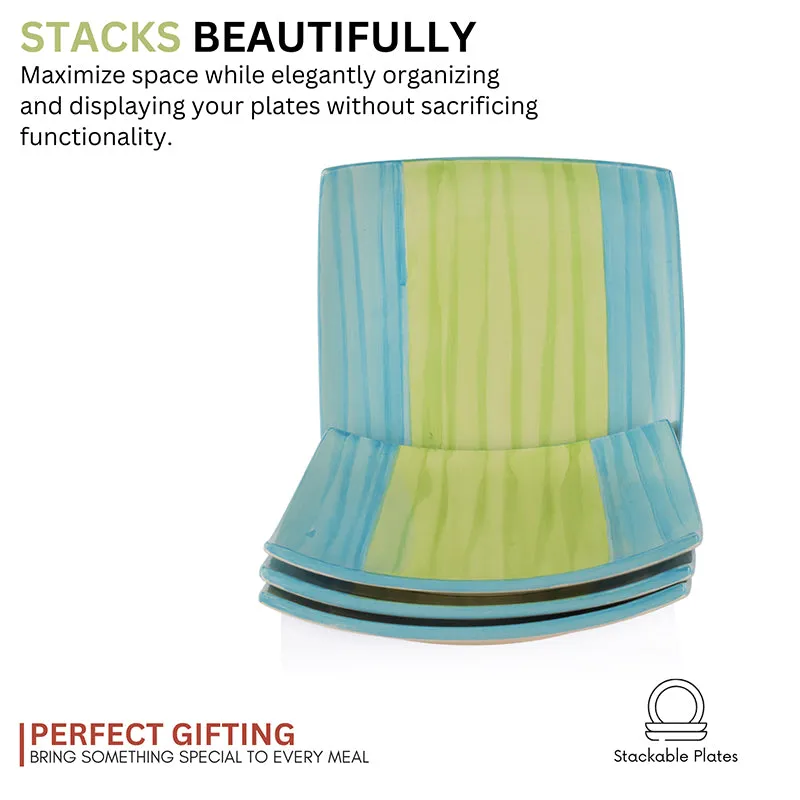 Souk Sips Ceramic Platter - Set Of Four media 4