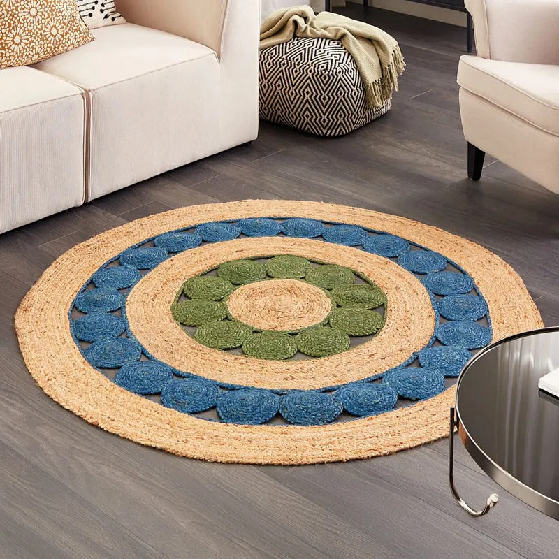 Knot Loop Braided Jute Area Rug media 3