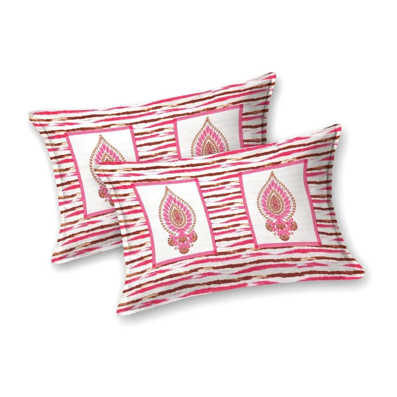 Desior Cotton Bedsheet (Red) - 240 TC media 4
