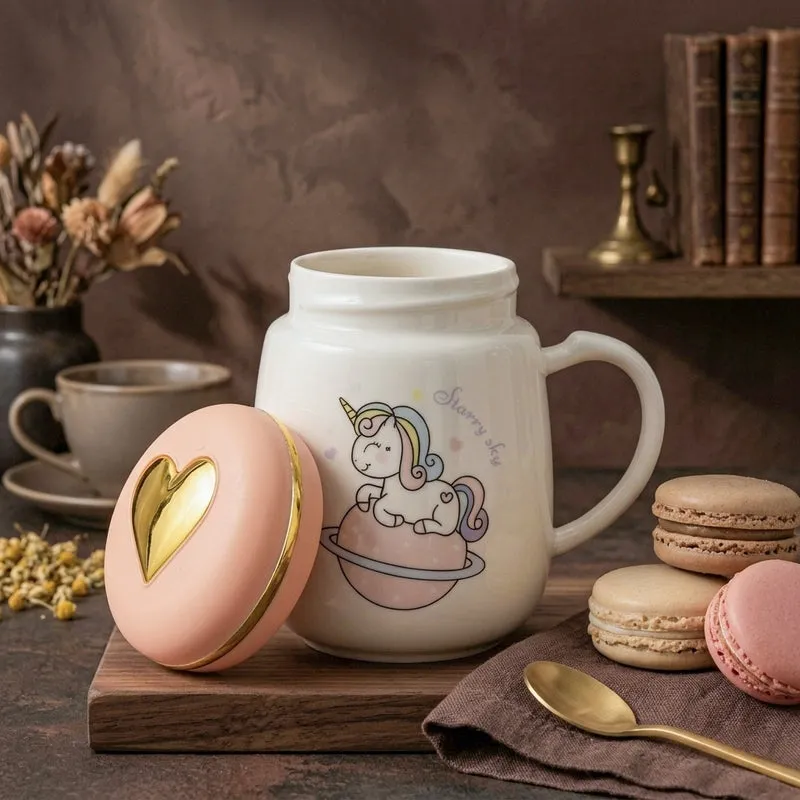 Unicorn Unite Ceramic Coffee Mug (400 mL) media 4