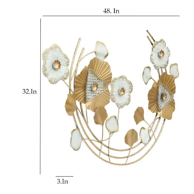 Tula Floral Metal Wall Accent media 4