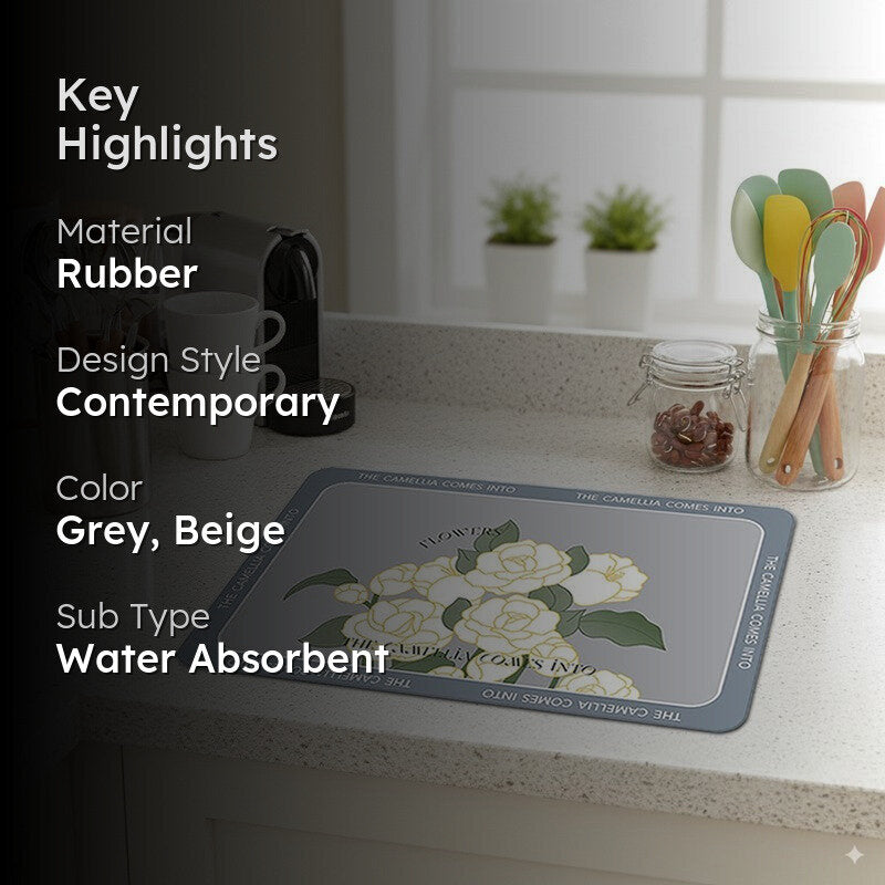 Cozy Culinary Dish Drying Mat media 2