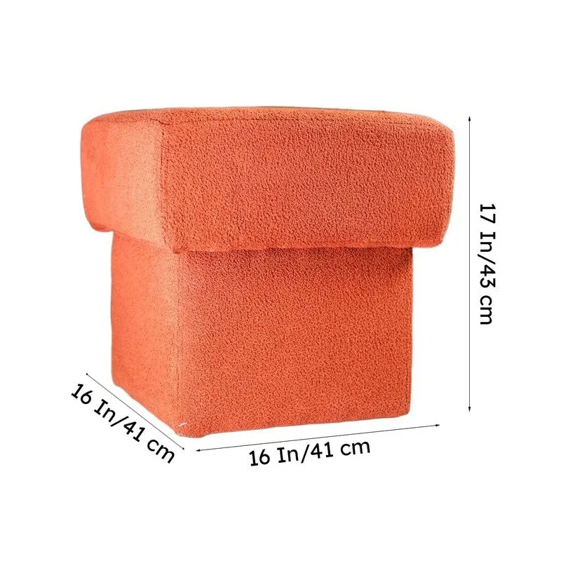 PlushPod Ottoman  Red media 9