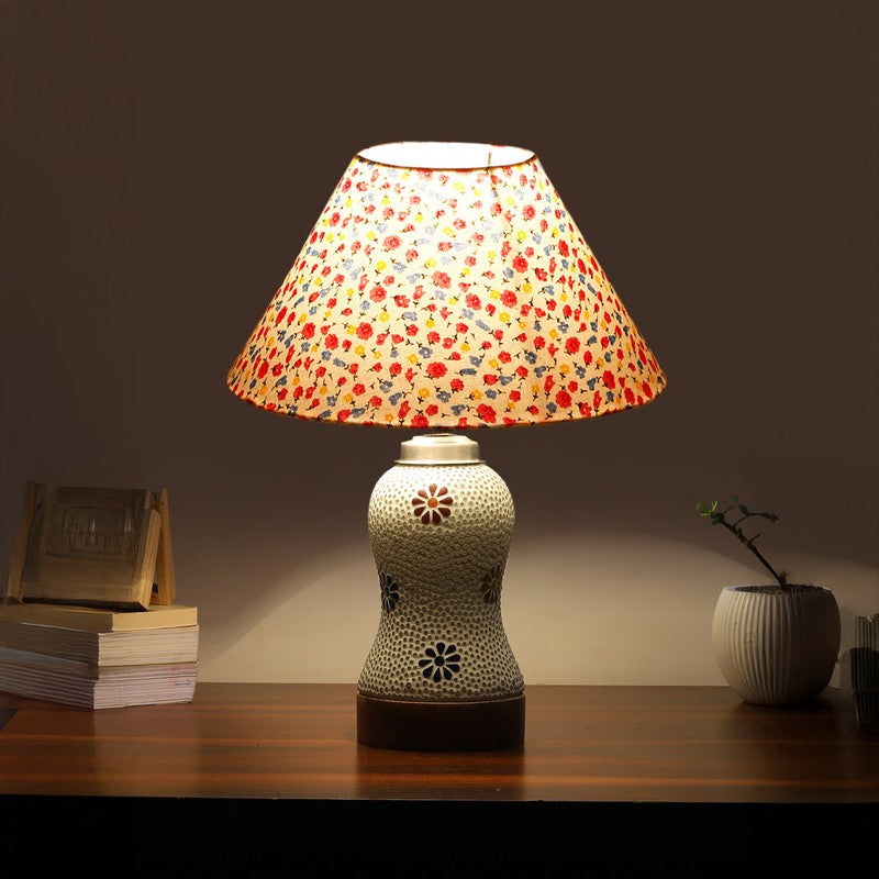 Espera Fleura Arbor Wooden Table Lamp - Multicolor