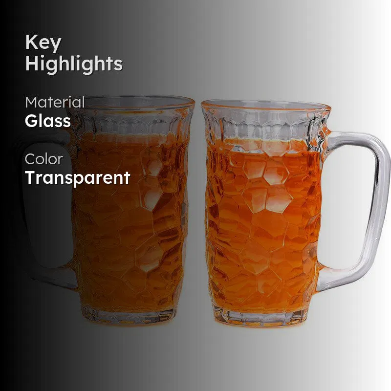 Roscoe Beer Mug (450 ML) - Set Of Two media 2