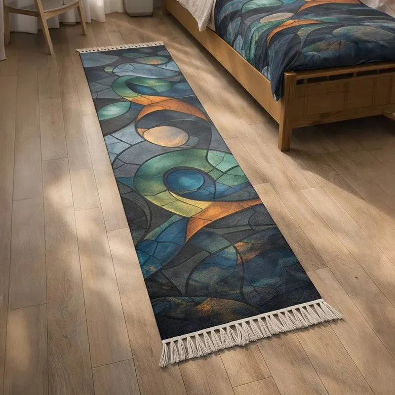 Stained Glass Runner Rug media 4