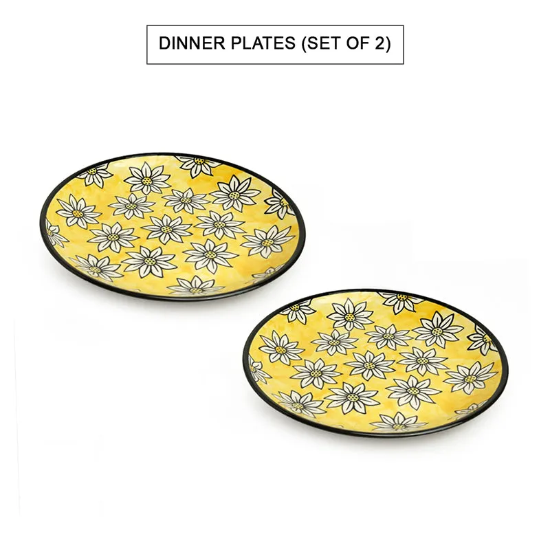 Basant Ceramic Dinner Plate - Set Of Two media 3