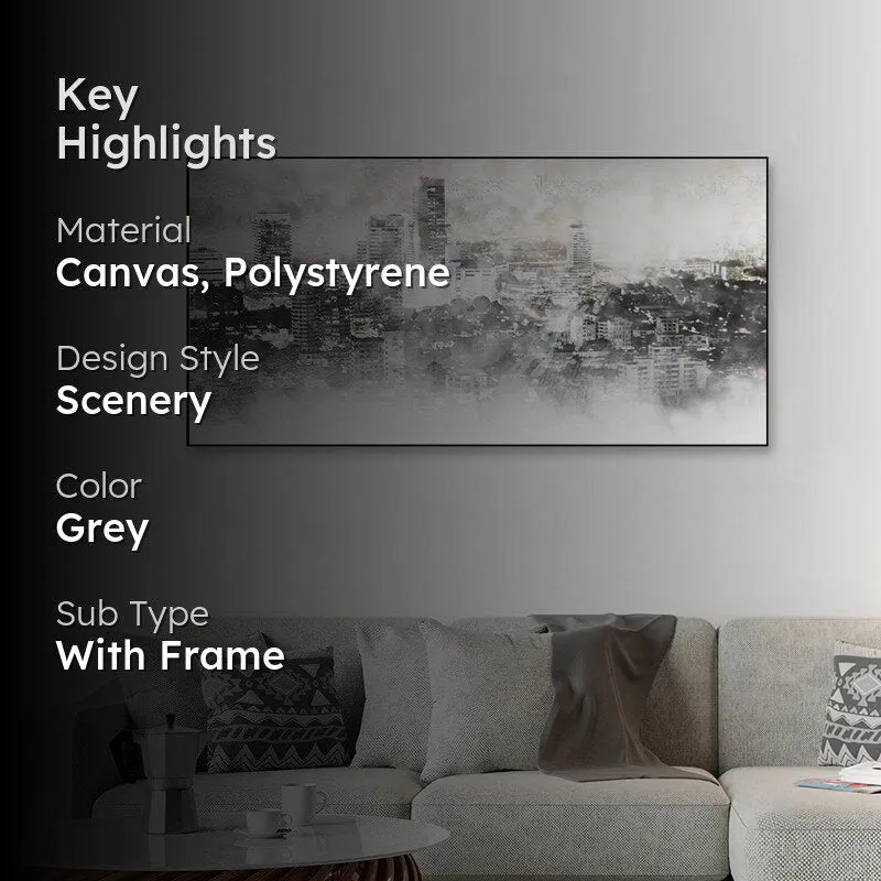 Urban Haze Canvas Wall Painting media 2