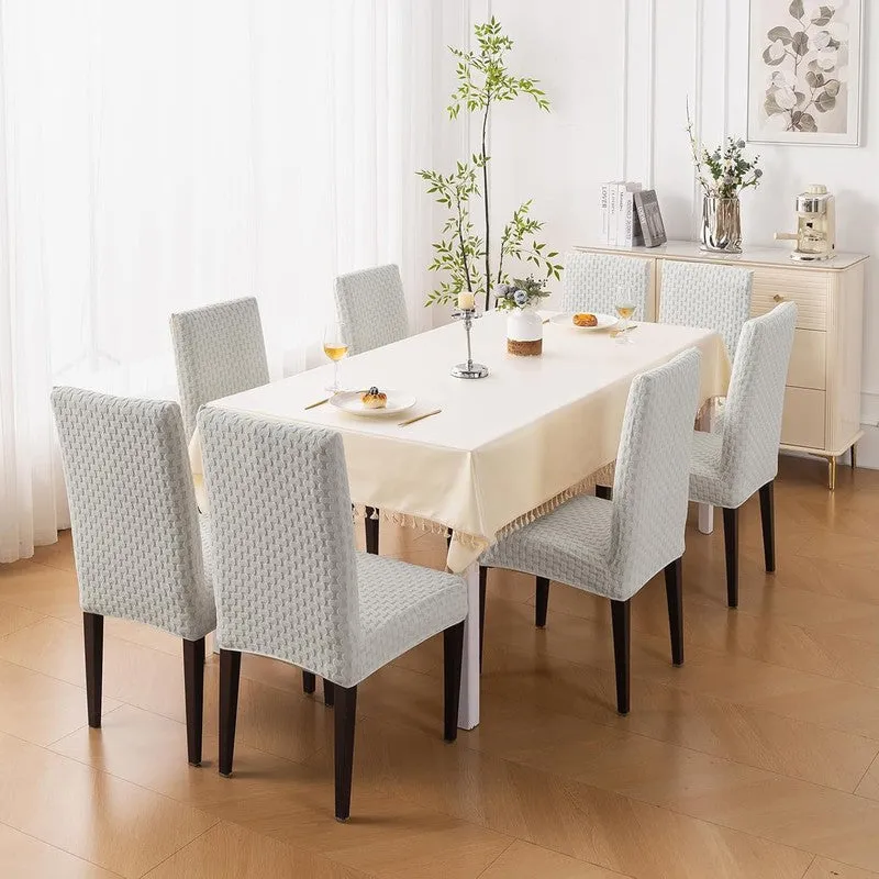 Nexo Neat Fit Chair Cover (Grey) - Set Of Eight media 1