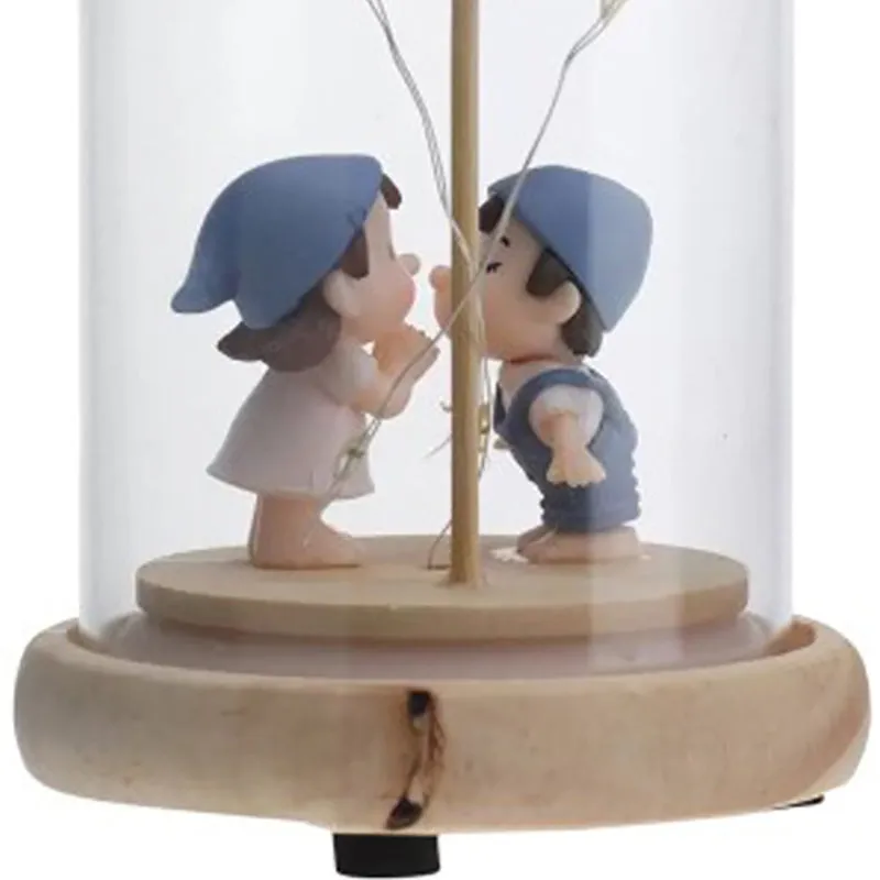 Love Bubble Glass LED Light Showpiece media 4