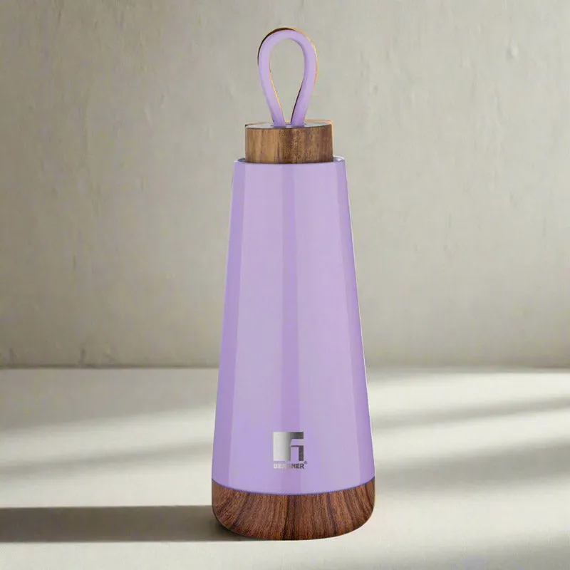 Bergner Walking Fairy Fountain Thermosteel Hot And Cold Flask (Purple) - 370 mL media 5