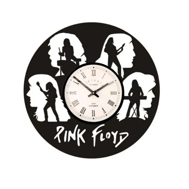 Pink Floyd Steel Analog Wall Clock - Black media 4