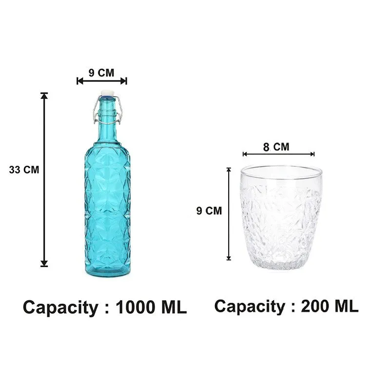 Orion 1000 mL Water Bottle With 200 mL Glasses - Five Piece Set media 7