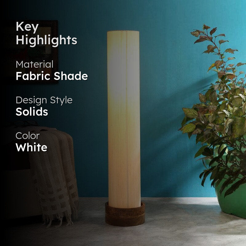 Columncraft Tower Floor Lamp - Off White media 2