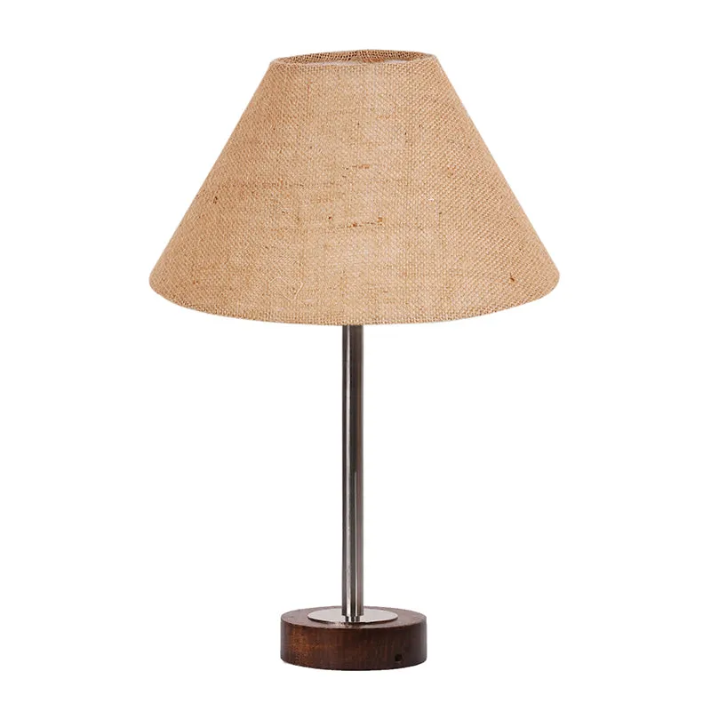 Sienna II Rodin Wooden Table Lamp - Beige,Silver,Brown media 4