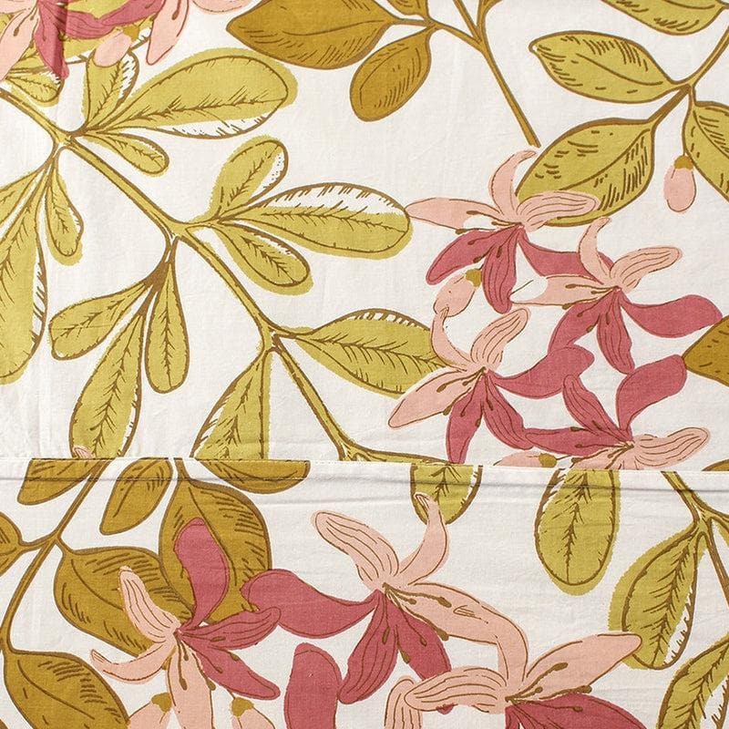Moringa Cotton Bedsheet (Pink) - 180 TC media 7