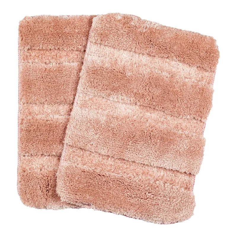 CozyMist Bathmat ( pink ) - Set Of Two media 1