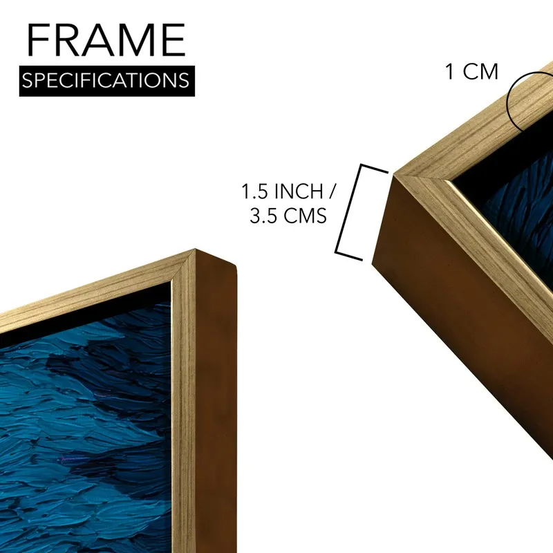 Twilight Pines Canvas Wall Painting With Frame media 8