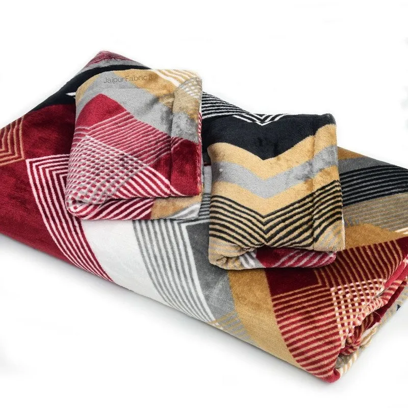 GeoElegance Woolen Bedsheet - 150 GSM media 6