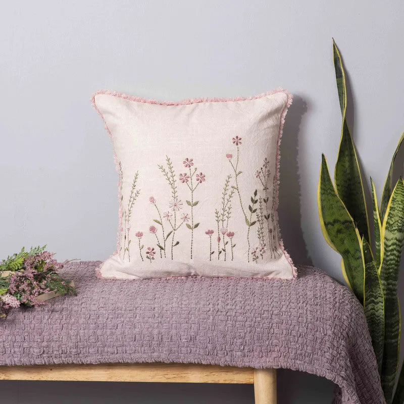 Tiny Buds Cotton Cushion Cover media 2