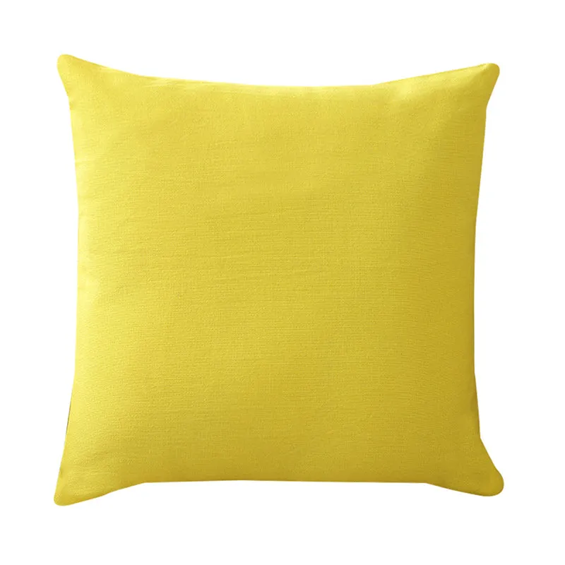Whisper Weave Cushion Cover (Yellow) - Set Of Five media 5