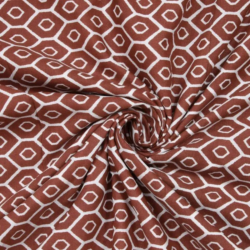 Udaya Ethnic Reversible Cotton Dohar (Red) - 180 GSM media 4