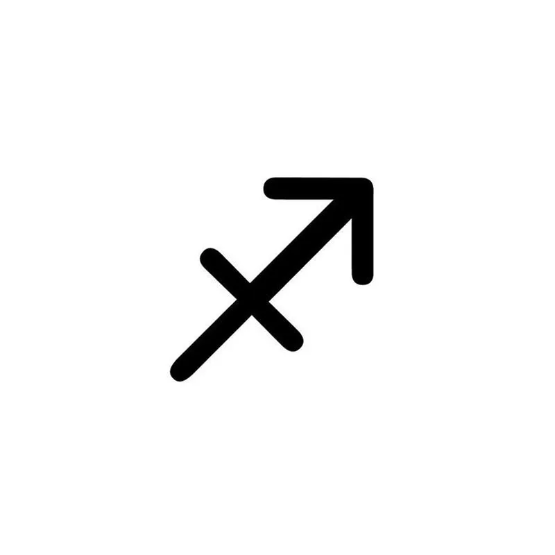 Sagittarius Zodiac Sign Black Iron Wall Accent media 3