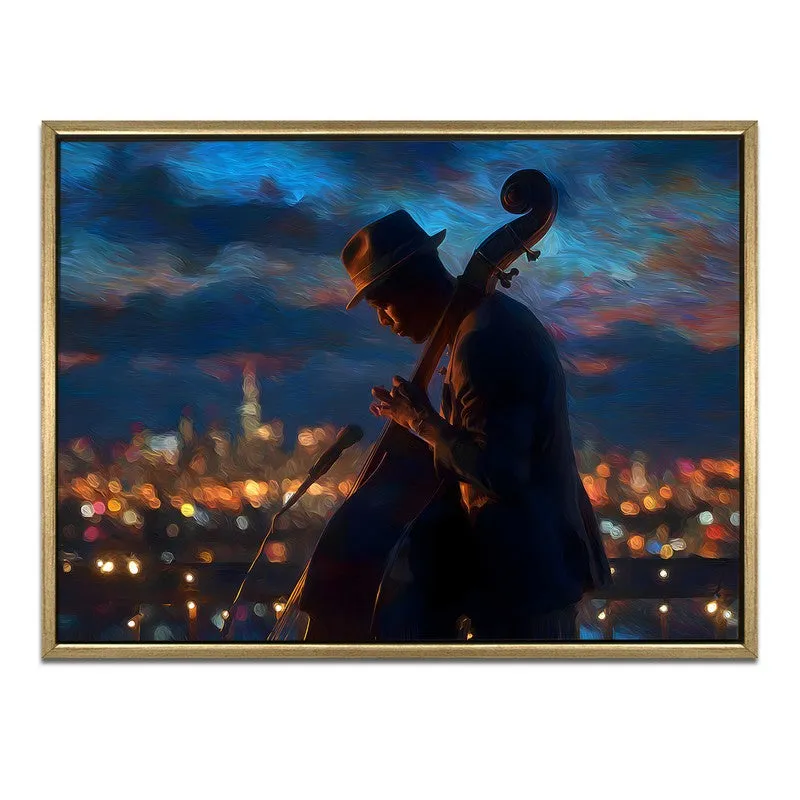 City Serenade Canvas Wall Painting With Frame media 3