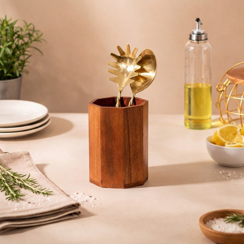 Naturix Wooden Cutlery Holder