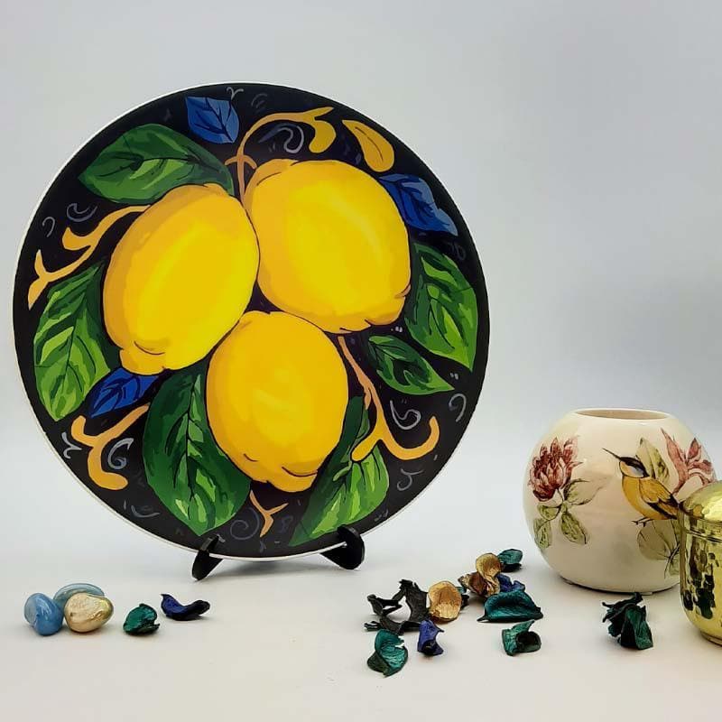 Lemons From Italy Decorative Plate