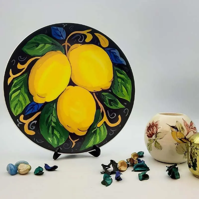 Lemons From Italy Decorative Plate media 1