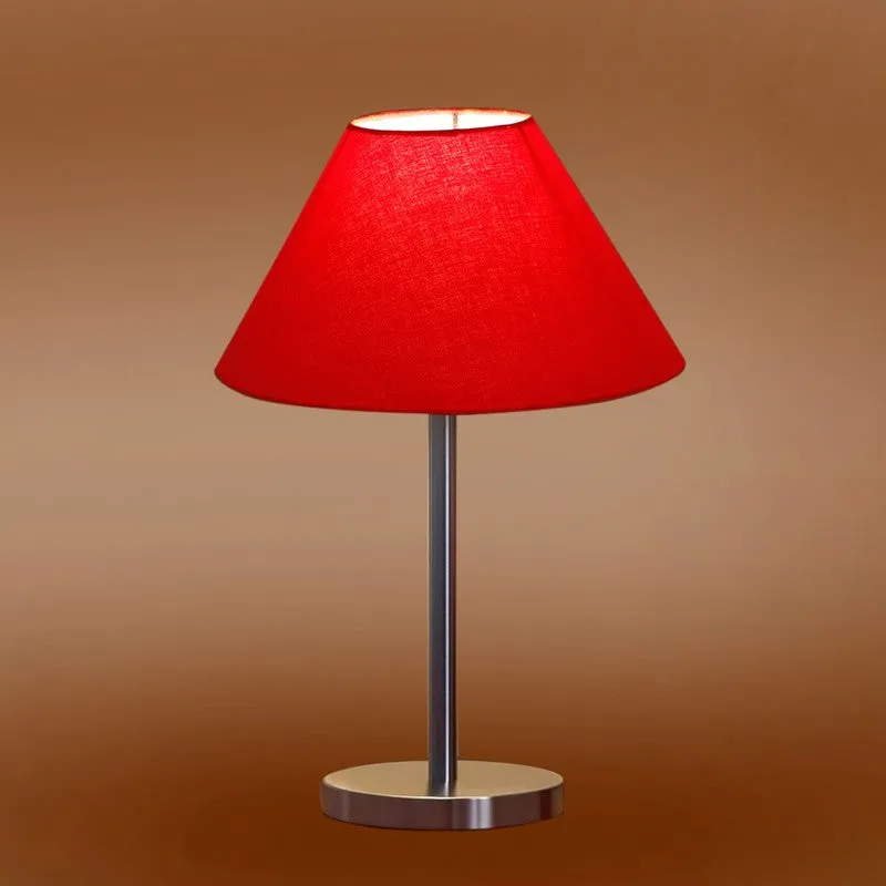 Noctra Curve Glow Metal Table Lamp - Red media 7
