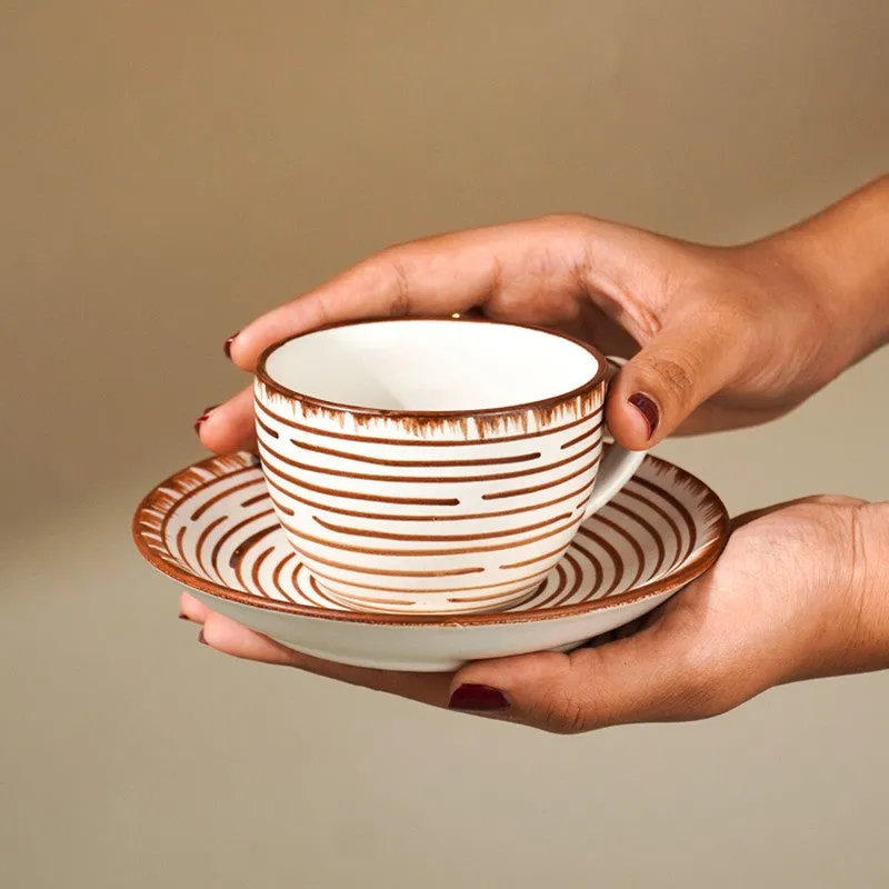 Cuppix Cup & Saucer (210 mL Each) - Set of Two media 7