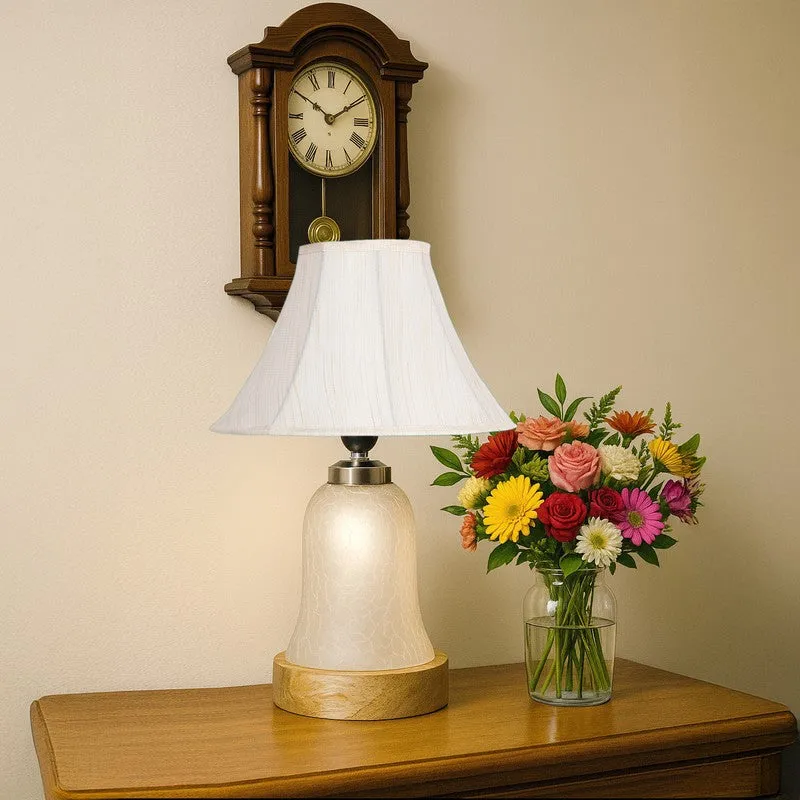 Zoravelle Wooden Table Lamp - Off White media 4