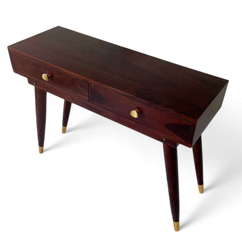 Wavro Sheesham Wooden Table - Brown media 5