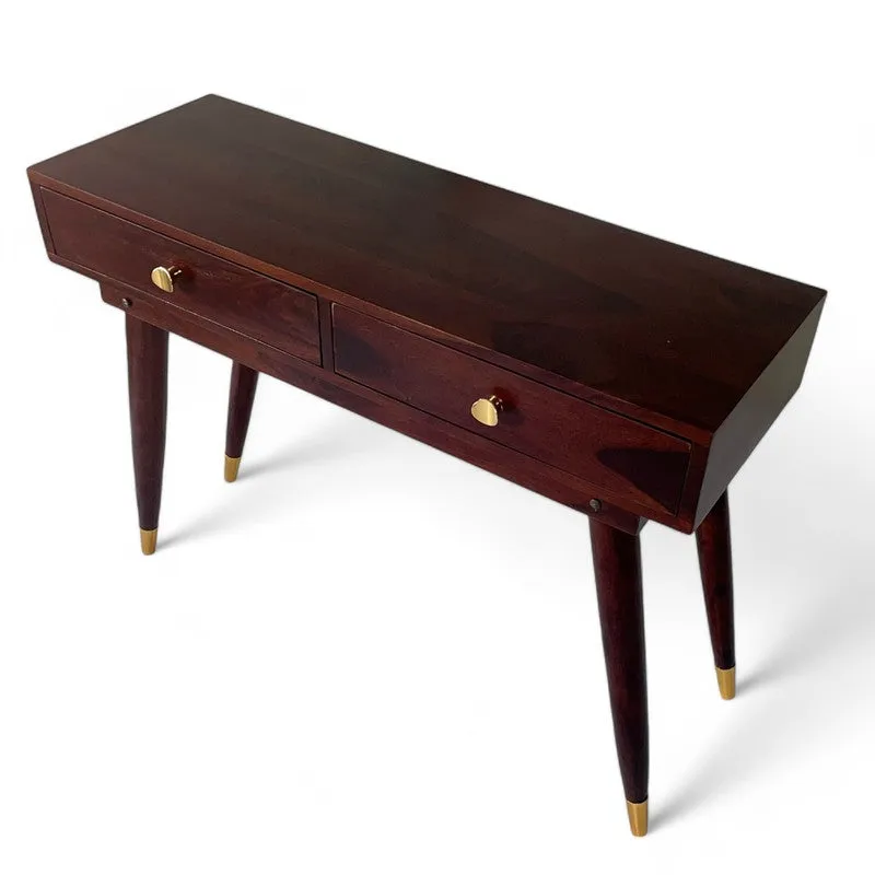 Wavro Sheesham Wooden Table - Brown media 5
