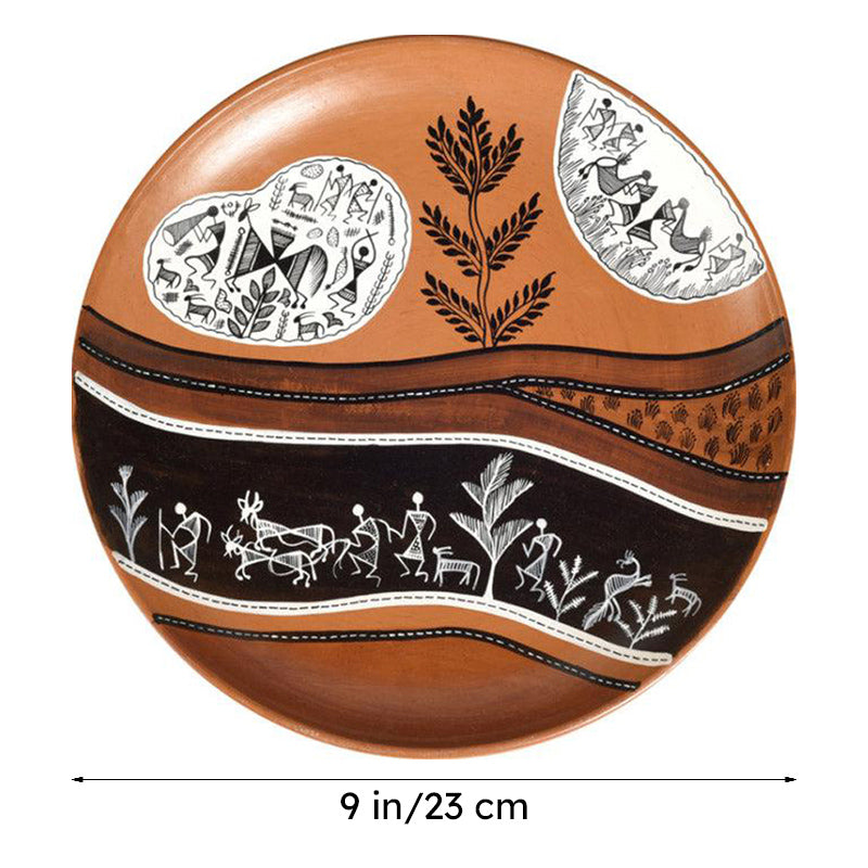 Misaki Handpainted Wall Plate media 6