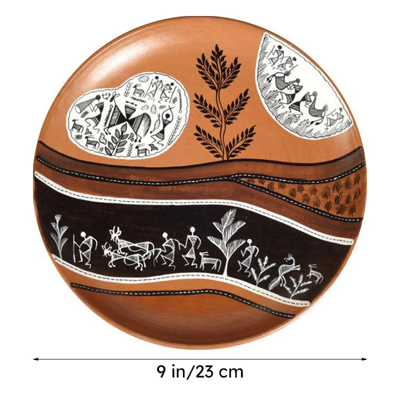 Misaki Handpainted Wall Plate media 6