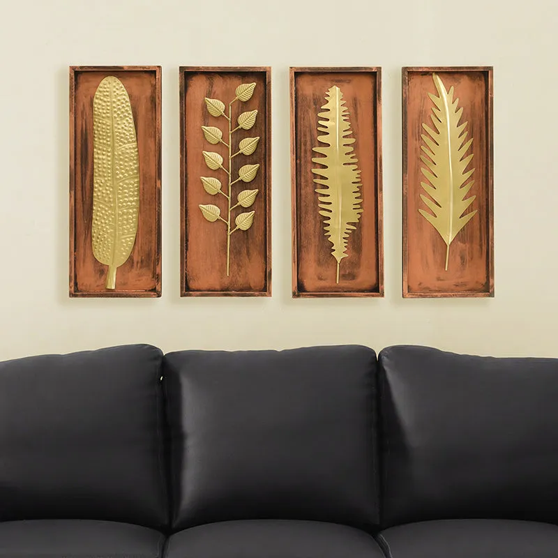 Aurum Botanica Metal Wall Accent - Set Of Four media 1