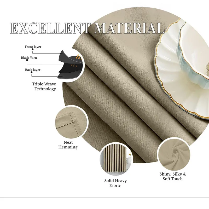Vienna Pleated Curtain Valance (Beige) - Set Of Two media 5