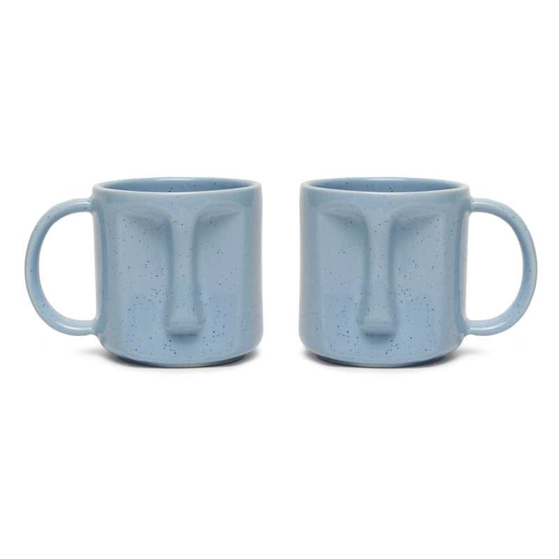 Cuppa Stoneware Coffee Mug (420 mL Each,Light Blue) - Set Of Two media 6