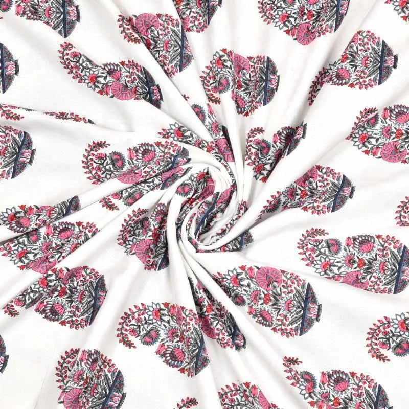 Rakshita Ethnic Printed Pink Cotton Dohar media 8