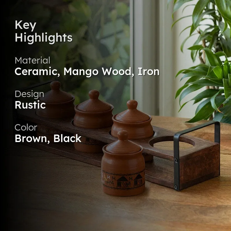 Sera Glow Ceramic Jar (250 mL) - Five Piece Set media 2