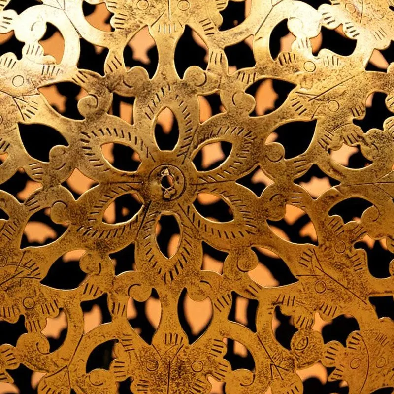 Golden Ember Tea Light Candle Holder media 7