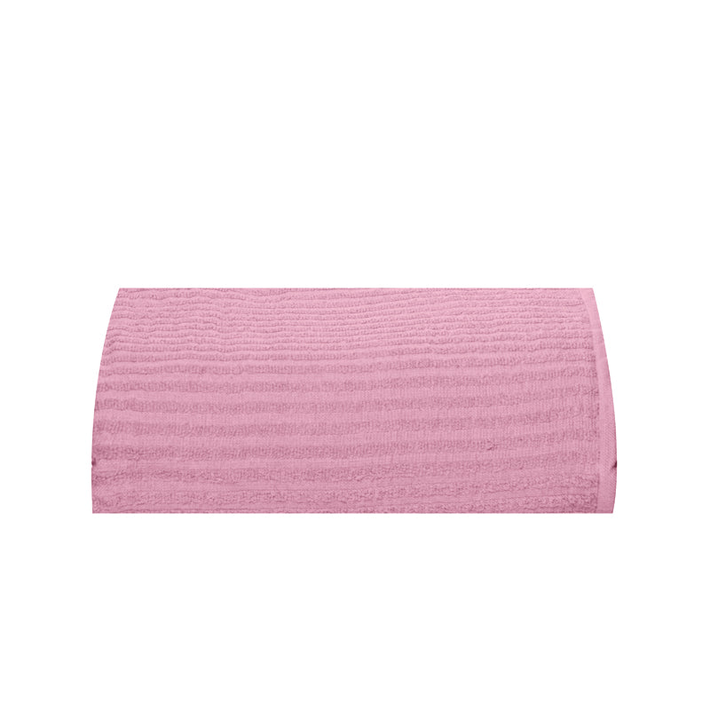 Micro Cotton LuxeDry Striped Bath Towel - Pink image 5