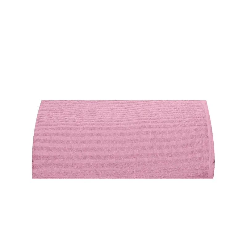 Micro Cotton LuxeDry Striped Bath Towel - Pink media 5