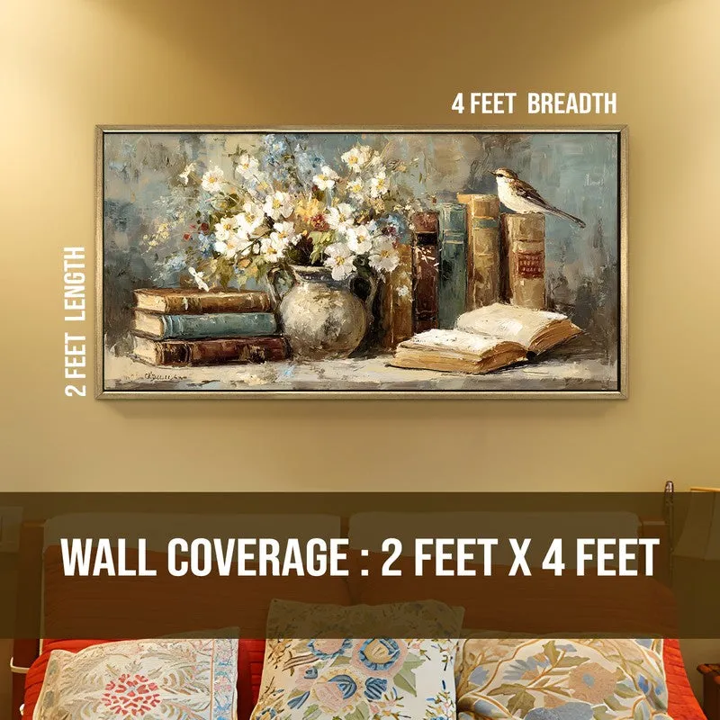 Oldworld Canvas Wall Painting With Frame media 8