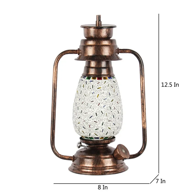 Siera Mosaic Lantern Iron Wall Lamp - Copper media 7